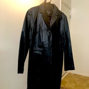 New never worn XLarge woman’s leather coat